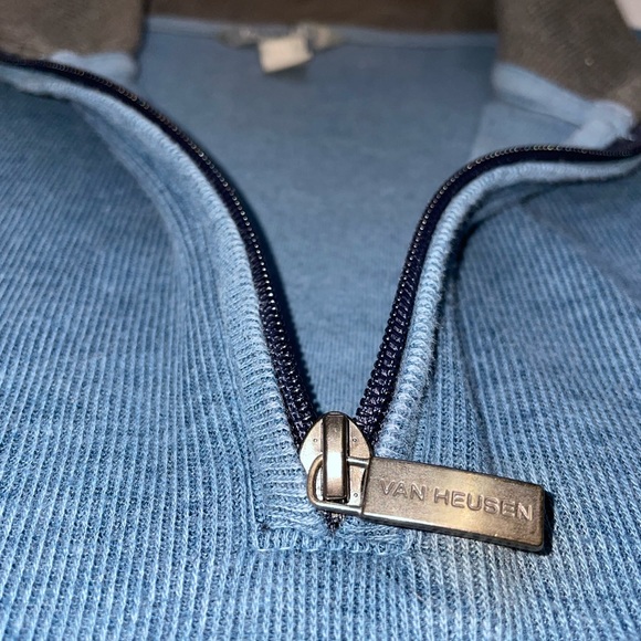 Van Heusen Mens Quarter-Zip Pullover Sweatshirt XXL - Picture 4 of 8